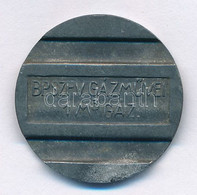 ~1930-1940. "BP.SZFV. GÁZMŰVEK 1M^3 GÁZ" Zn Gázbárca T:1- Patina - Ohne Zuordnung