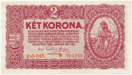 1920. 2K "2ab" Csillagos Sorszámmal T:II Adamo K7/1 - Non Classificati