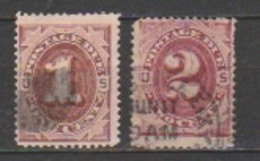 USA-Scott # J15-16 - Postage Due