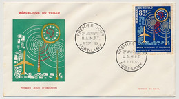 TCHAD => FDC - 85F Union Africaine Et Malgache Des Postes Et Communications - 8 Sept 1963 - Fort Lamy - Tschad (1960-...)