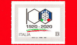 Nuovo - MNH - ITALIA - 2020 - 100 Anni Della Federazione Italiana Sport Invernali (FISI) – Logo - B - 2011-20: Neufs