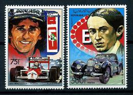 Rep. Des Comores ** N° 488/489  - A. Prost Et Mac-Laren - Honda, E. Bugatti Et Bugatti Aravis - Comores (1975-...)