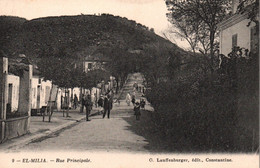El-Milia (Algérie) Rue Principale - Edition G. Lauffenburger - Carte N° 9 - Other & Unclassified