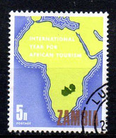 ZAMBIE. N°57 Oblitéré De 1969. Cartographie. - Géographie