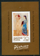 HUNGARY 1981 Picasso Centenary Block MNH / **.  Michel Block 154A - Nuevos