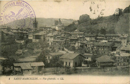 St Marcellin * Vue Générale Du Village * Voir Cachet : Hopitaux Auxiliaires De St Marcellin - Saint-Marcellin