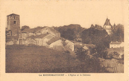 CPA 24 LA ROCHEBEAUCOURT EGLISE ET CHATEAU - Autres & Non Classés