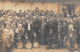 CPA 24 BERGERAC CARTE PHOTO DE LA PROCESSION EN 1913 - Bergerac