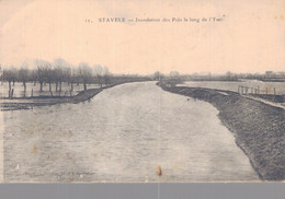 STAVELE / INONDATION DES PRES LE LONG DE L'YSER - Alveringem