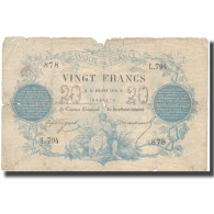 France, 20 Francs, 1872, 1872-07-12, B, KM:55 - ...-1889 Francos Ancianos Circulantes Durante XIXesimo