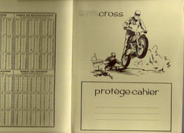 Protege-Cahier Moto-Cross Avec Table De Calcul Et Mesure Des Liquides - Protège-cahiers