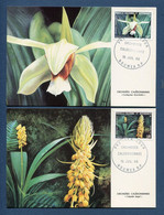 ⭐ Nouvelle Calédonie - Carte Maximum - Premier Jour - FDC - Orchidées Calédoniennes - 1986 ⭐ - Maximumkarten