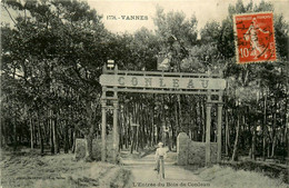 Vannes * Conleau * Entrée Du Bois * Femme à Vélo - Vannes