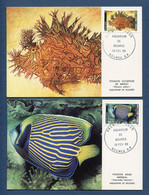 ⭐ Nouvelle Calédonie - Carte Maximum - Premier Jour - FDC -  Aquarium De Nouméa - 1986 ⭐ - Cartes-maximum