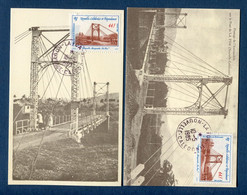 ⭐ Nouvelle Calédonie - Carte Maximum - Premier Jour - FDC - Passerelle Marguerite - La FOA - 1985 ⭐ - Maximum Cards