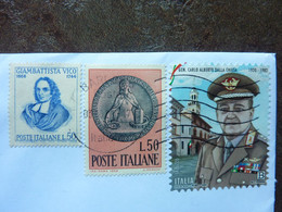 3  Francobolli  Stamps  Used On A Letter - 1991-00: Usados