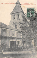 CPA 24 SORGES CLOCHER ET PLACE DE LA VIEILLE EGLISE - Autres & Non Classés