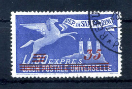 1947-48 SAN MARINO ESPRESSO N.18 USATO - Francobolli Per Espresso