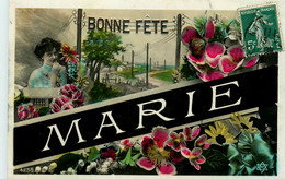 MARIE * Marie * Prénom Name * Bonne Fête * Cpa Carte Photo * Art Nouveau Jugenstil - Prénoms