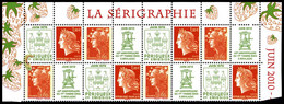 N°4463/64 ** Beaujard, Surépaisseur De Phosphore Accidentelle Sur Timbre De Droite. TTB (signé Calves/certificat) - Unused Stamps