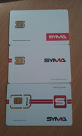 LOT 3 CARTES GSM SIM SYMA MOBILE T.B.E !!! - Otros