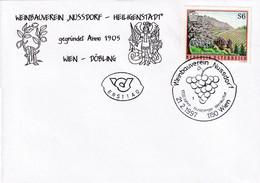 A8409- ERSTTAG, NUSSDORF-HEILIGENSTADT FOUNDED IN 1905, REPUBLIK OESTERREICH AUSTRIA WIEN 1997 USED STAMP ON COVER - Covers & Documents
