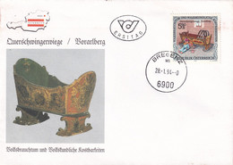 A8425- ERSTTAG, ROCKER-CARDLE FROM VORARLBERG,REPUBLIK OESTERREICH 1994 BREGENZ USED STAMP ON COVER - Briefe U. Dokumente