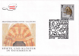 A8429- ERSTTAG,THE FRANCISCAN CONVENT AT SALZBURG, REPUBLIK OESTERREICH 1994 SALZBURG USED STAMP ON COVER - Briefe U. Dokumente