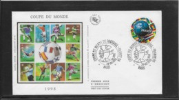 Thème Football - Coupe Du Monde France 1998 - France Enveloppe - 1998 – France