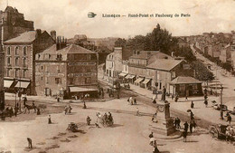 Limoges * Le Rond Point Et Faubourg De Paris * Boucherie De La Place Carnot Louis PAROT - Limoges