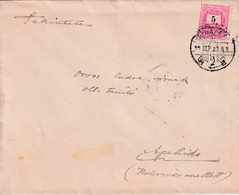 A8479- LETTER  TO APAHIDA CLUJ ROMANIA FROM BUDAPEST STAMP ON COVER 1899 MAGYAR POSTA USED - Cartas & Documentos