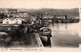 Philippeville (Skikda, Algérie) Un Coin Du Port, Bateaux à Quai - Carte LL N° 28 - Skikda (Philippeville)
