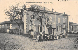 CPA 26 SAINT RAMBERT D'ALBON ECOLE DES FILLES - Otros & Sin Clasificación