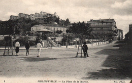Philippeville (Skikda, Algérie)  La Place De La Marine, Le Kiosque - Collection ND Phot Carte N° 4 - Skikda (Philippeville)