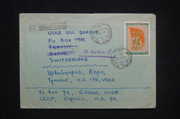 U.R.S.S. - Enveloppe De Odessa Pour La Suisse En 1955 - L 99952 - Storia Postale