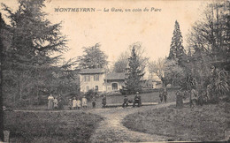 CPA 26 MONTMEYRAN LA GARE UN COIN DU PARC - Andere & Zonder Classificatie