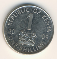 KENYA 2009: 1 Shilling, KM 34 - Kenya