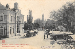 CPA 26 MARSANNE HOTEL DE VILLE ET EGLISE - Sonstige & Ohne Zuordnung