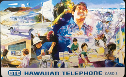 HAWAÏ  -  Phonecard  -  GTE HAWAIIAN TELEPHONE - Men -  Card 3 - Hawaii