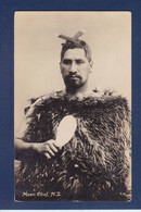 CPA Nouvelle Zélande Maori Type Ethnic Chief écrite - Nuova Zelanda