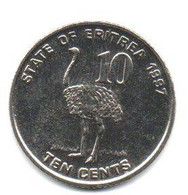 1997 - Eritrea 10 Cents - Eritrea