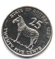 1997 - Eritrea 25 Cents - Eritrea