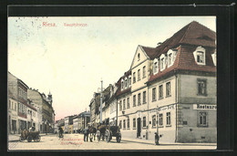 AK Riesa, Restaurant Zur Burg An Der Hauptstrasse - Riesa