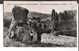 2058. Saint Rémy Lès Chevreuse. Les Rochers Au Dessus Du Village. De Joseph Nicolet à Sa Femme à St Paul De Varax. 1915. - St.-Rémy-lès-Chevreuse