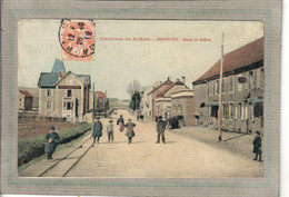 CPA (90) DANJOUTIN - Aspect De La Traversée Du Bourg Par La Route De Belfort En 1912 - Carte Colorisée - Danjoutin