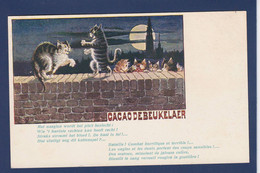 CPA Wain Louis Chat Cat Position Humaine Humanisé Non Circulé Publicité Chocolat De Beukelaer Anvers Belgique - Wain, Louis