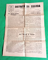 Guarda - Jornal Distrito Da Guarda Nº 2833, 16 De Agosto De 1936 - Imprensa - Portugal. - Informations Générales