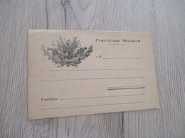 CPFM Carte Postale Franchise Militaire Guerre 14/18 Surement Vierge Drapeau Canon - Cartas & Documentos