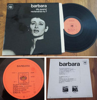 RARE French LP 33t RPM BIEM (12") BARBARA (1969) - Ediciones De Colección