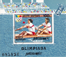 BARCELONA 1992 SAILING OLIMPICS  ROMANIA BLOCK 1992 MNH - Sailing